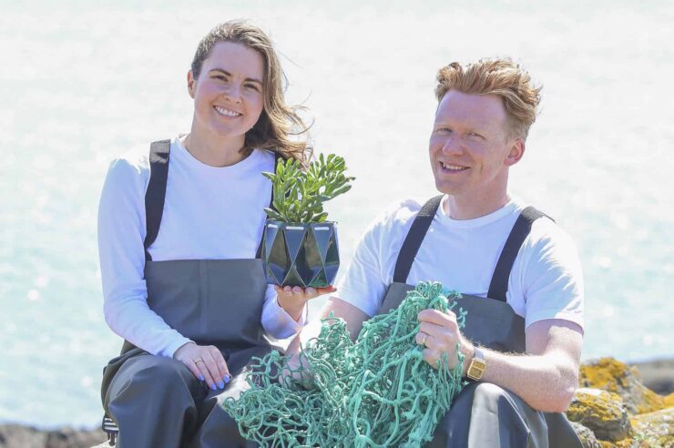 Image for Plastic with a past: traceable pots made from reclaimed fishing nets 