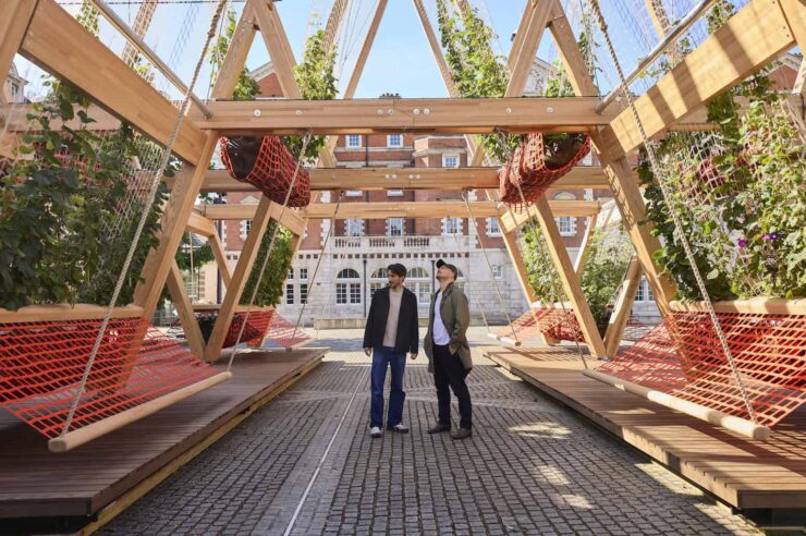 Image for London’s new urban greening structure is a ‘garden for insects and people’