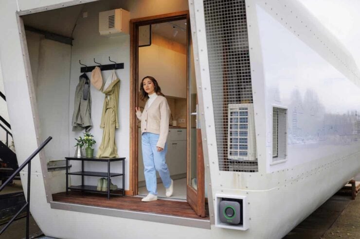 Image for The decommissioned wind turbine that became a tiny home 