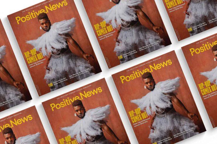 Image for Queer hip-hop, male friendships, and more. What to expect in the new issue of Positive News